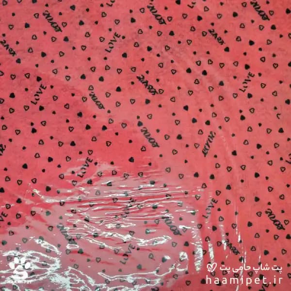 مت نانو مخصوص ظرف آب و غذا رنگ صورتی سگ و گربه — تصویر ۲