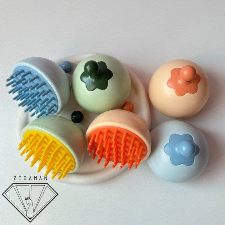 ماساژور سر مدل سیلیکونی|Silicone comb