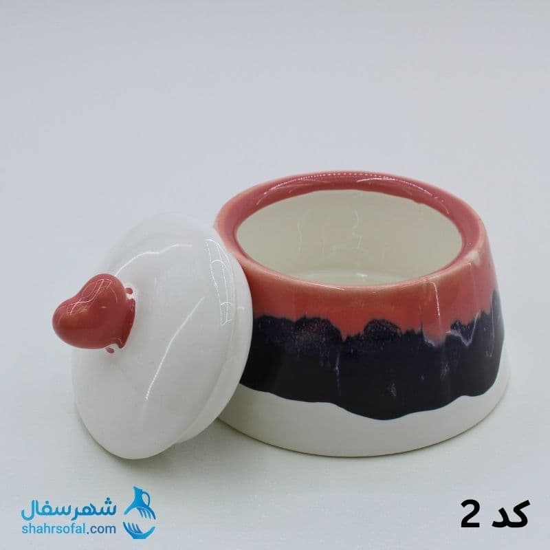 قندان سرامیکی طرح کهکشان بزرگ — تصویر ۳