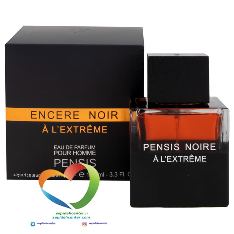 ادوپرفیوم مردانه پنسیس مدل لالیک اکستریم Pensis Men’s Eau de Parfum Encre Noire Extreme حجم 100 میل