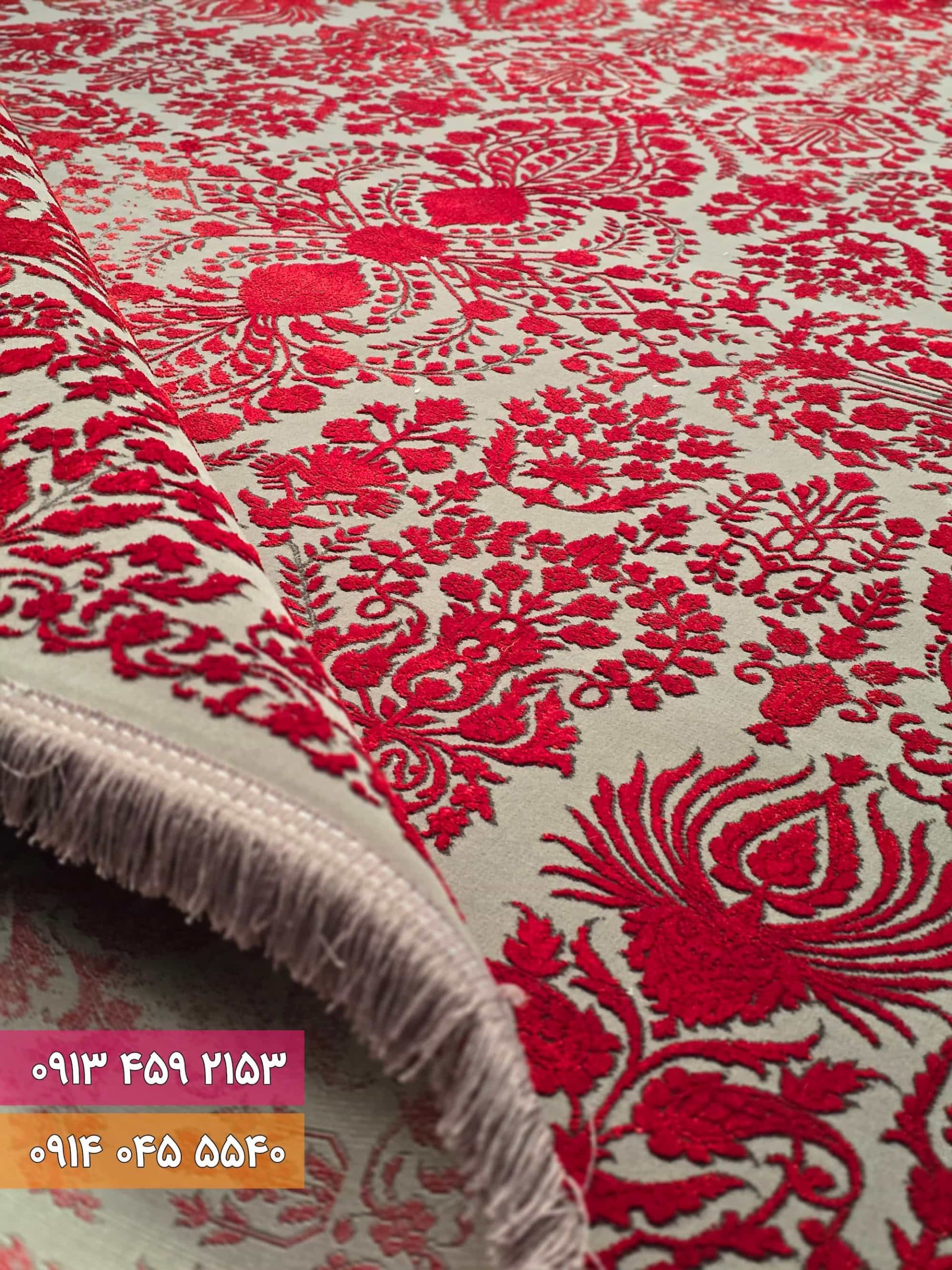 فرش کد 73128DL طوسی لاکی — تصویر ۴
