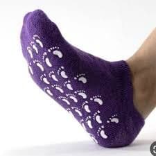 جوراب سیلیکونی نرم کننده و رفع ترک پا | SPA GEL SOCKS — تصویر ۵