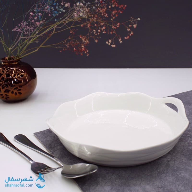 تابه سرامیکی مدل دایره دسته دار