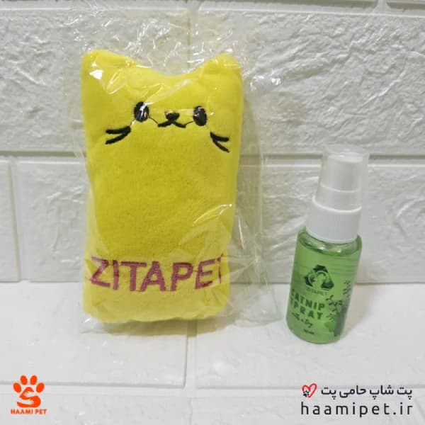 عروسک گربه همراه با اسپری کت نیپ — تصویر ۷