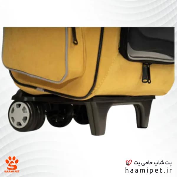 کوله و ترولی حمل ترولی سگ و گربه مدل چرخدار – سایز بزرگ 10 کیلویی — تصویر ۶