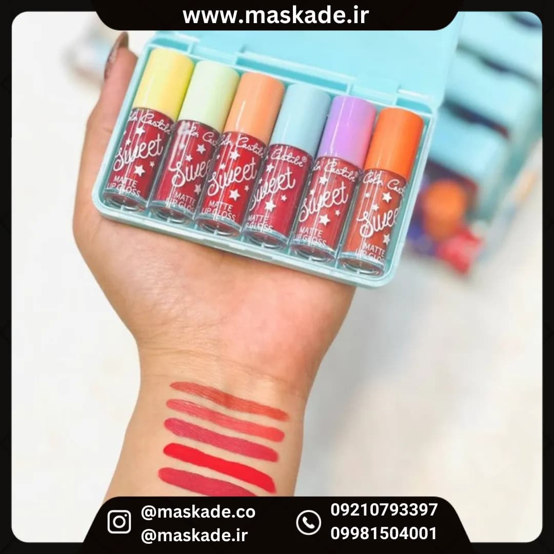 پک رژلب مات مینی شش عددی