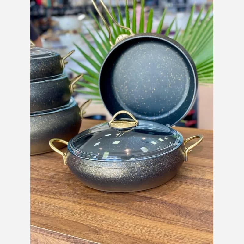 سرویس قابلمه گرانیتی 9 پارچه ROZE HOME — تصویر ۱۲