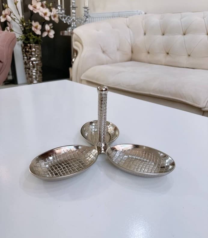 سرویس پذیرایی 5 تیکه طرح چرمی — تصویر ۶