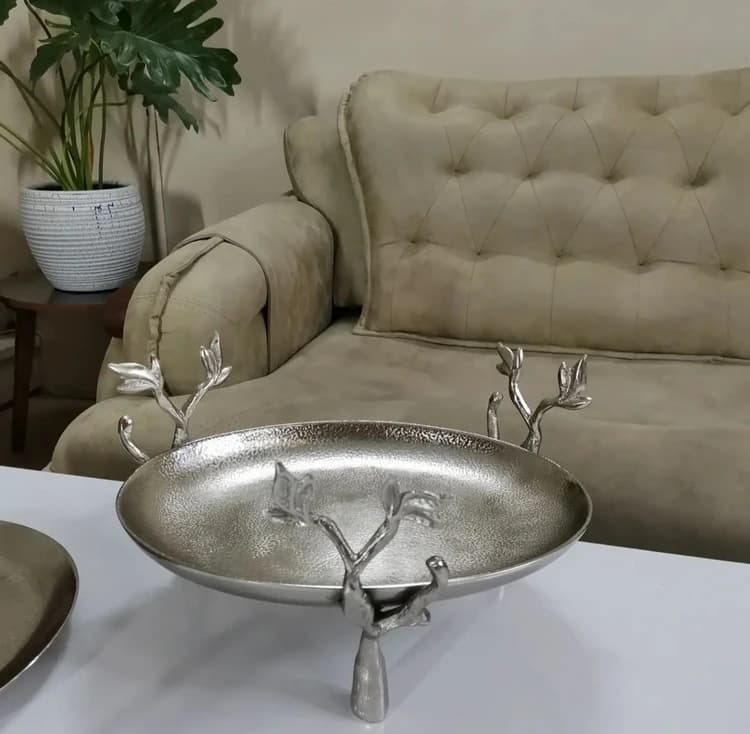 سرویس گلبرگ نقره ای 5 پارچه آلومینیومی — تصویر ۴