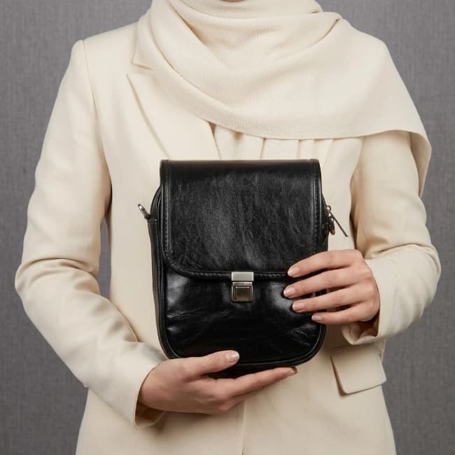 کیف چرم زنانه مدل الناز