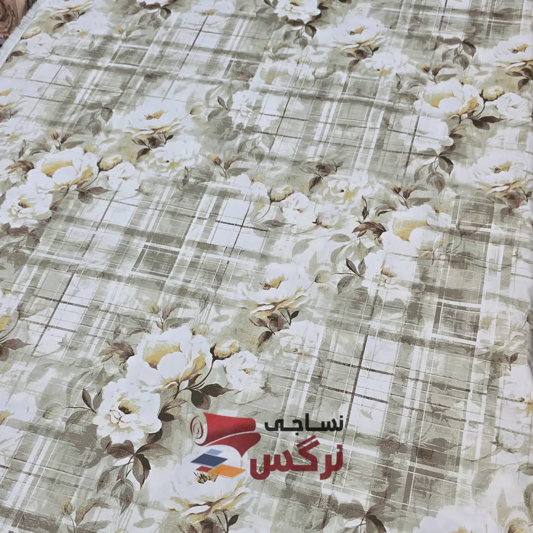 ملحفه نخ پنبه عرض 2 متر – کد 643