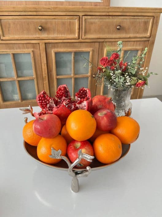 سرویس گلبرگ نقره ای 9 پارچه آلومینیومی — تصویر ۲