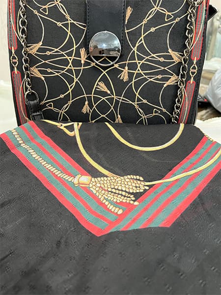 ست روسری و کیف سایز بزرگ %ست قیمت مناسب% — تصویر ۴