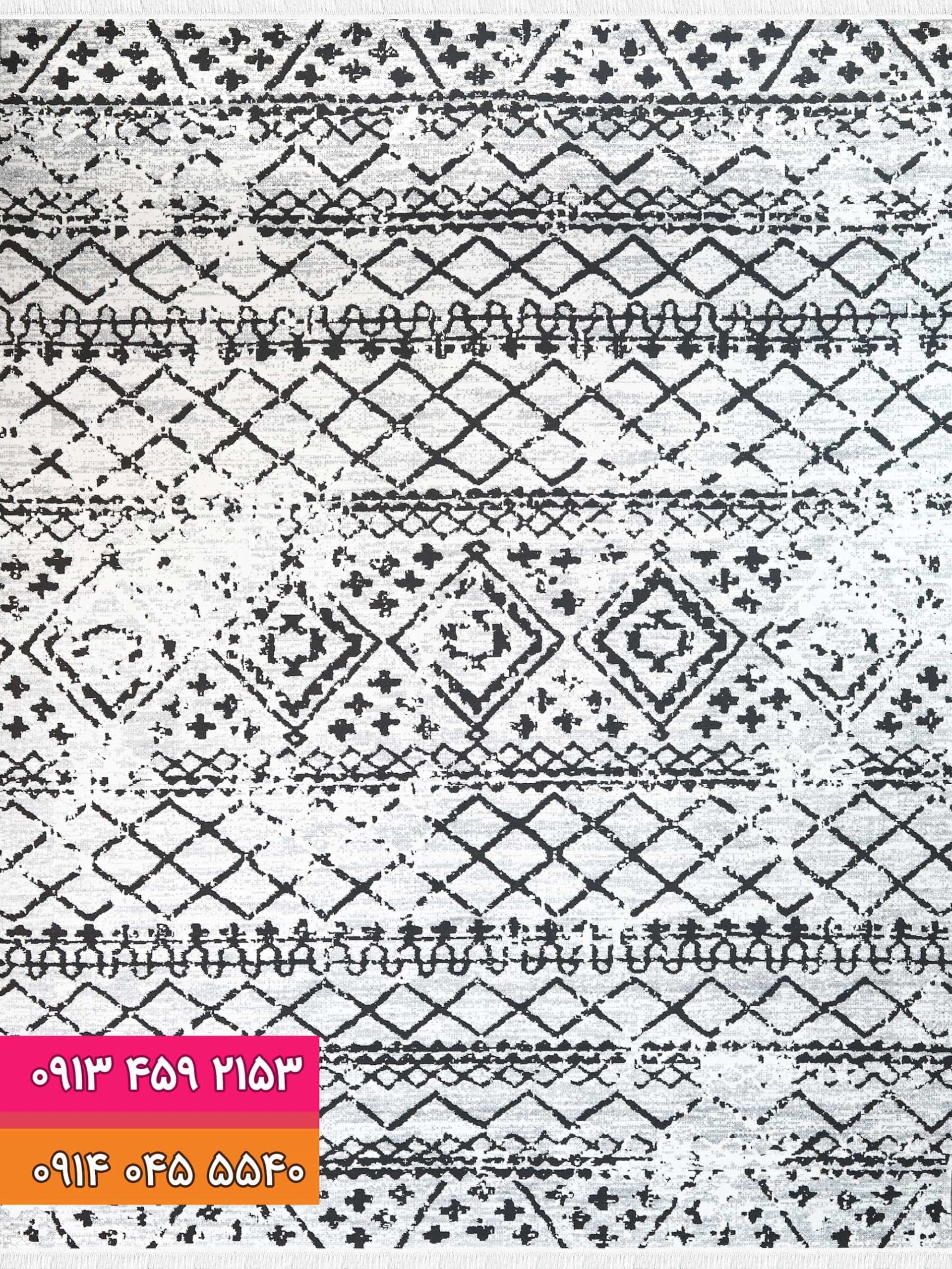 فرش مراکشی کد 40160 کرم — تصویر ۳