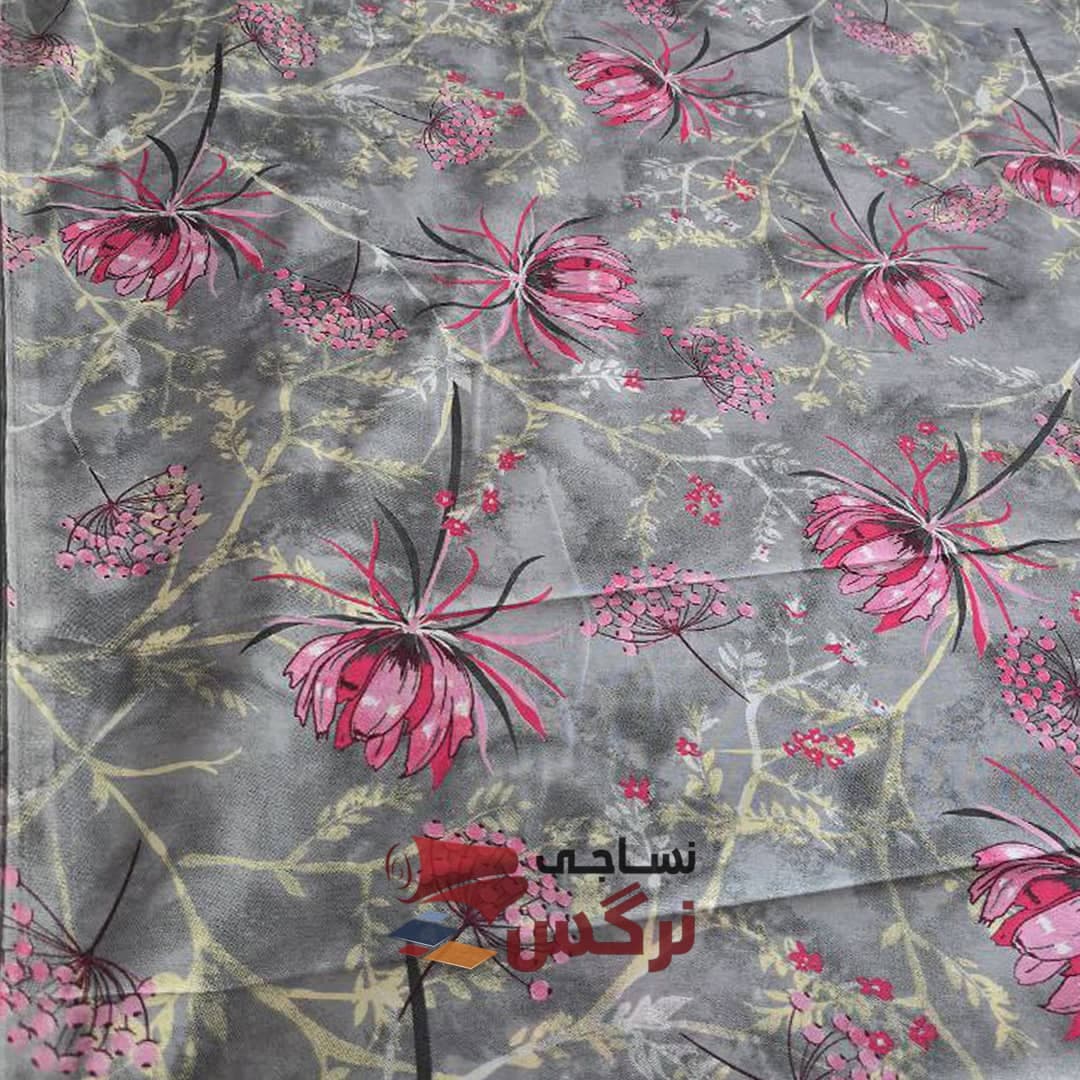 ملحفه 70 درصد نخ طرح گل عرض 2 کد 591
