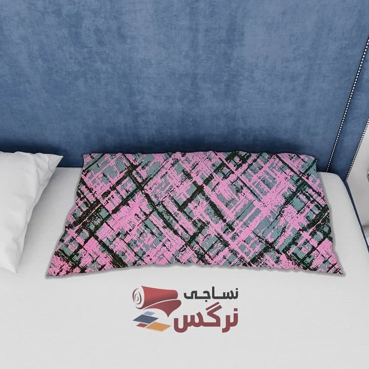 ملحفه نخ پلی استر طرح اسپرت آبرنگی عرض 2 کد 251 — تصویر ۳