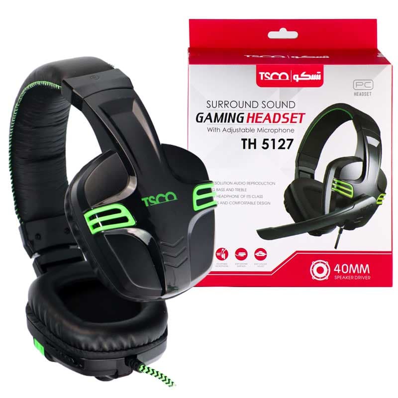 هدست مخصوص بازی تسکو مدل TH 5127 (باسیم)