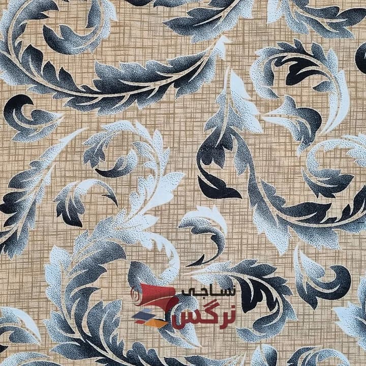 ملحفه نخ پلی استر طرح سنتی عرض 2 کد 234