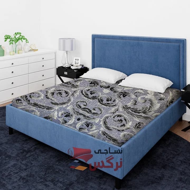 ملحفه نخ پلی استر طرح سنتی عرض 2 کد 232 — تصویر ۲