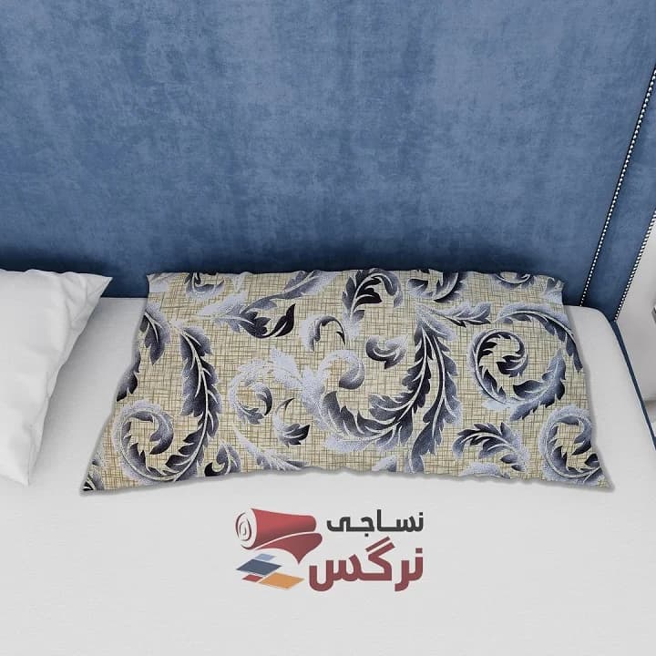 ملحفه نخ پلی استر طرح سنتی عرض 2 کد 231 — تصویر ۳