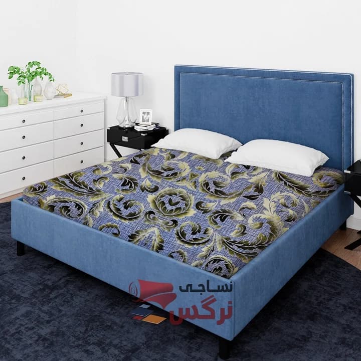 ملحفه نخ پلی استر طرح سنتی عرض 2 کد 230 — تصویر ۲