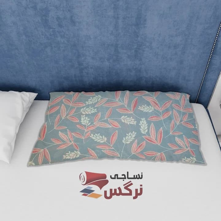 ملحفه نخ پلی استر طرح برگ پرنس عرض 2 کد 223 — تصویر ۳