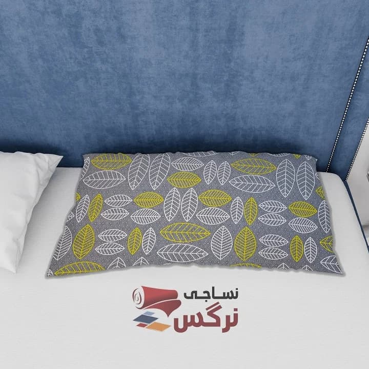 ملحفه نخ پلی استر طرح برگ عرض 2 کد 219 — تصویر ۳