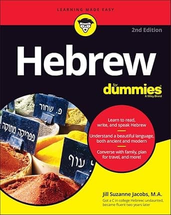 کتاب آموزش زبان عبری Hebrew For Dummies 2nd Edition