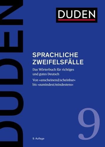 کتاب Duden – Sprachliche Zweifelsfälle Das Wörterbuch für richtiges und gutes Deutsch
