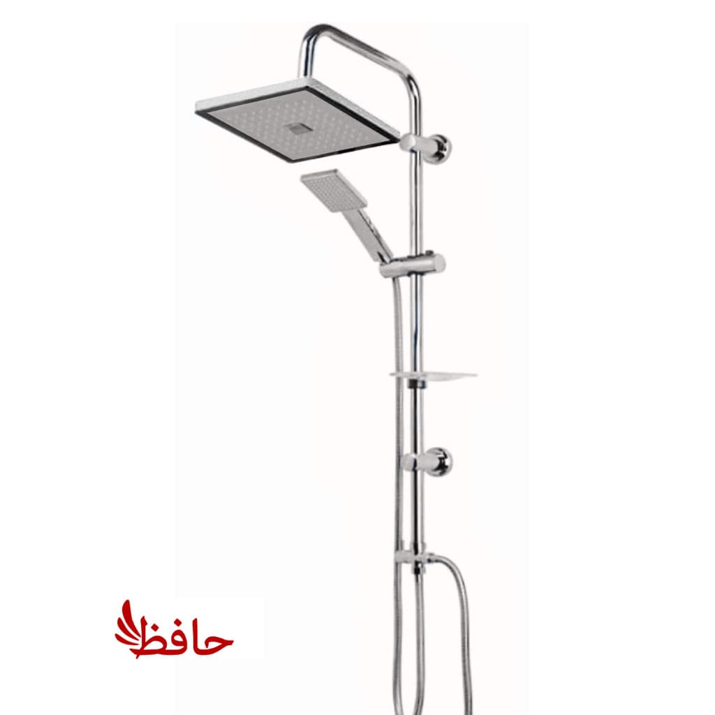 علم دوش دوکاره کروم رسوبگیر دار