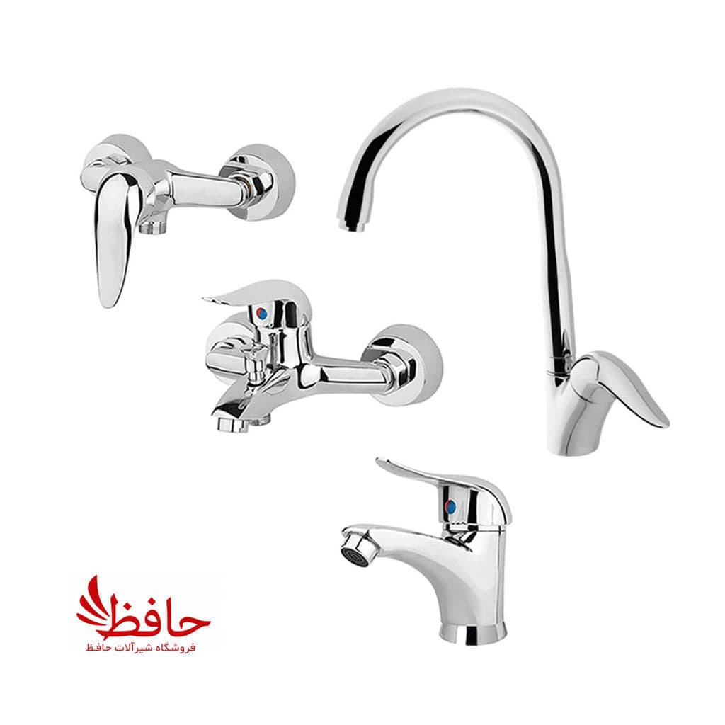 ست شیرالات حافظ مدل یاقوت ( 5 سال ضمانت طلایی حافظ)