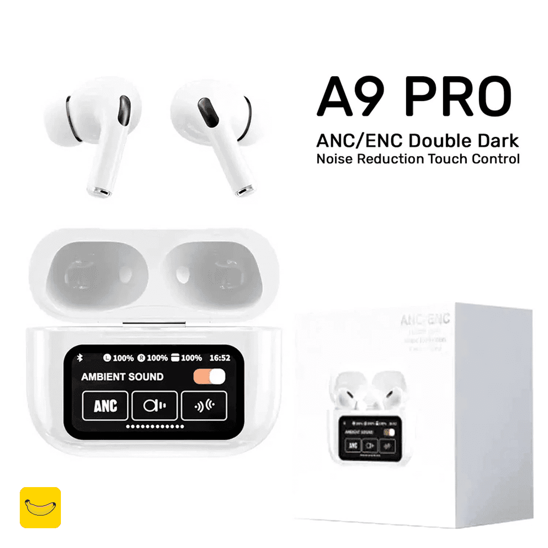 هندزفری بلوتوثی صفحه دیجیتال مدل A9 pro — تصویر ۳