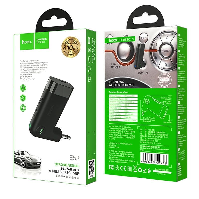 دانگل و گیرنده صوتی بلوتوثی هوکو مدل Hoco E53 Dawn — تصویر ۴