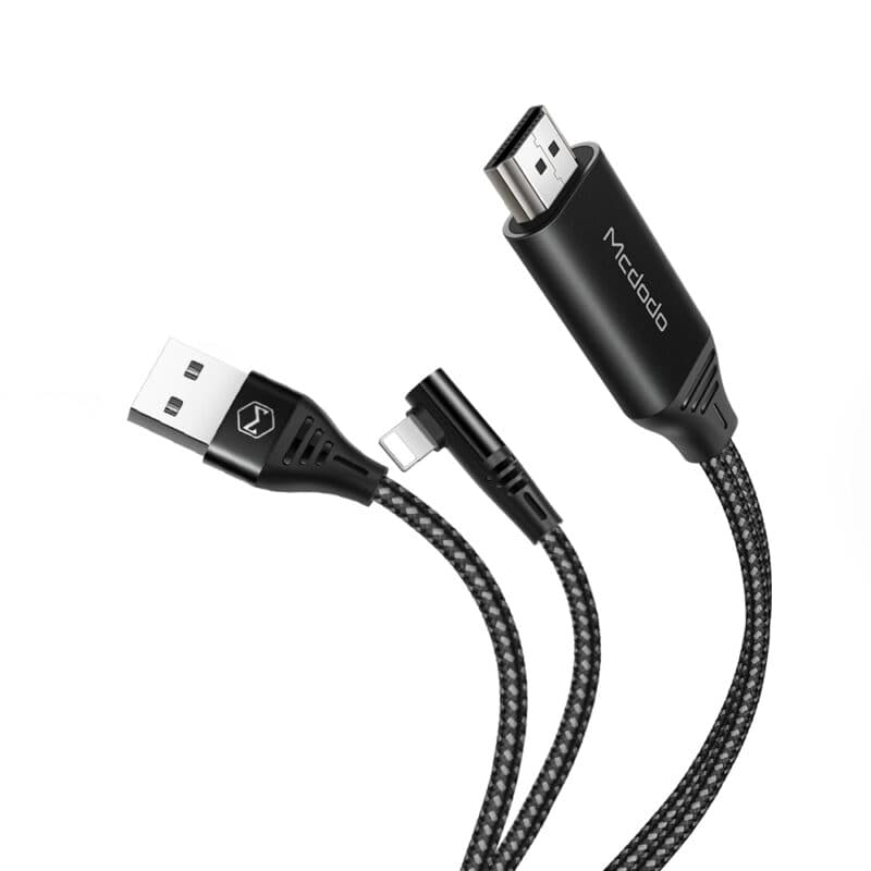 کابل 2 متر تبدیل لایتنینگ به HDMI مک دودو مدل Mac DoDo CA-6400 — تصویر ۲