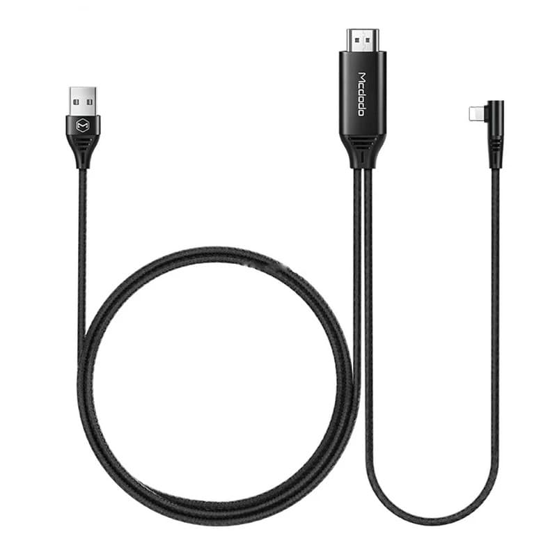 کابل 2 متر تبدیل لایتنینگ به HDMI مک دودو مدل Mac DoDo CA-6400 — تصویر ۵