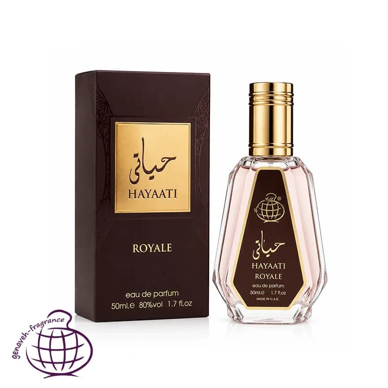 ادکلن حیاتی رویال فراگرانس ورد حجم 50 میل hayaati royale