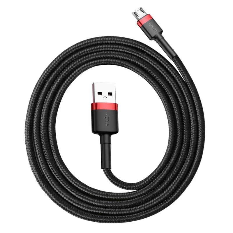 کابل میکرو 1متر فست شارژ مدل Baseus Cafule CAMKLF 2.4A — تصویر ۶