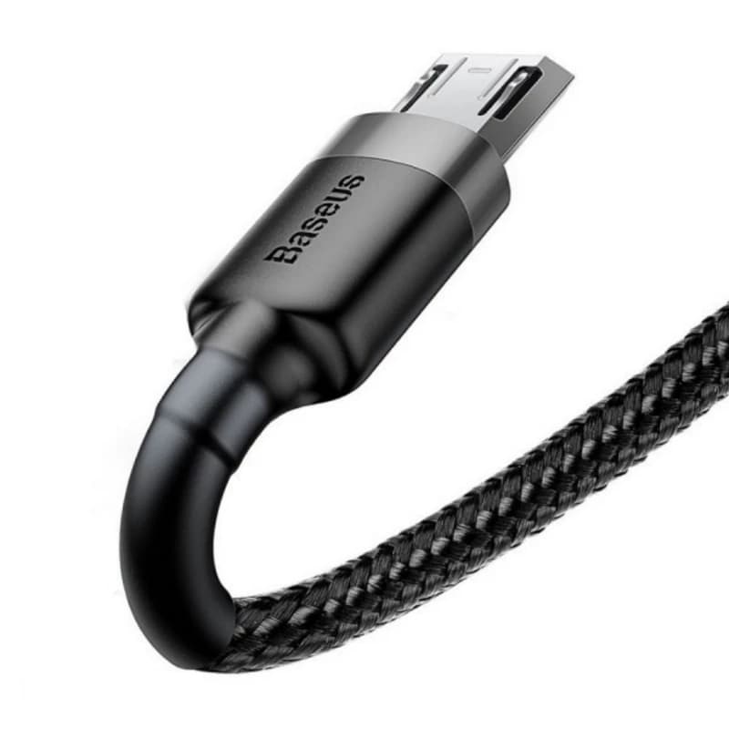 کابل میکرو 1متر فست شارژ مدل Baseus Cafule CAMKLF 2.4A — تصویر ۴