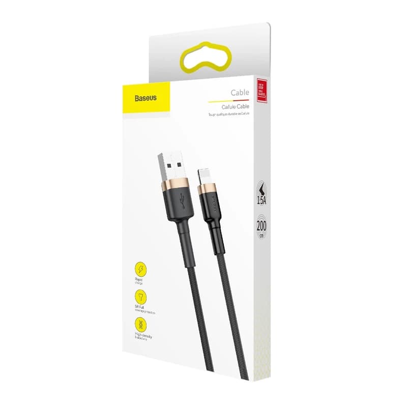 کابل باسئوس لایتنینگ فست شارژ Baseus Cafule CALKLF 1.5A — تصویر ۷