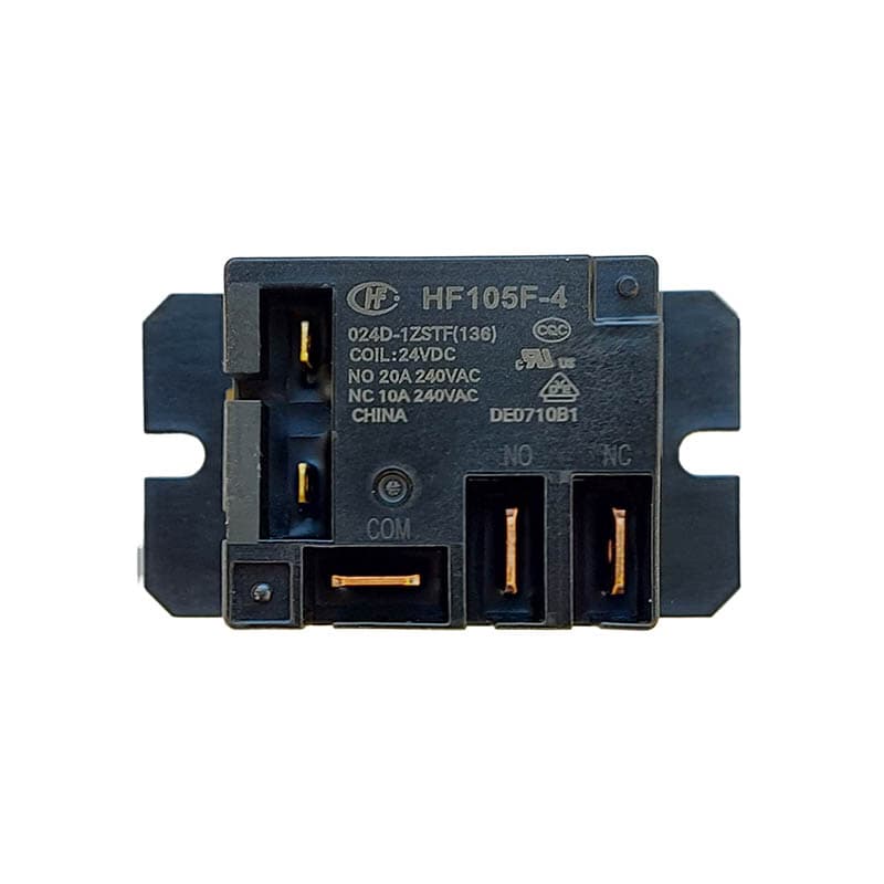 رله کولری 24 ولت 20 آمپر 5 پین HONGFA | مدل HF105F-4/024D-1ZSTF(136) — تصویر ۲