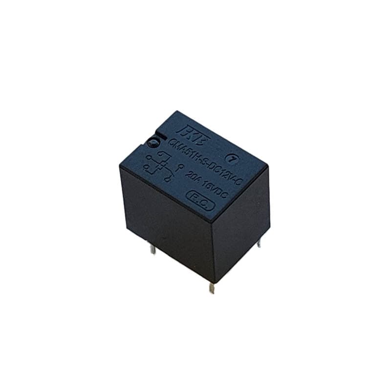 رله 12 ولت 5 پایه 20 آمپر برند HKE (بچه میلون) مدل HKE CMA51H-S DC12V
