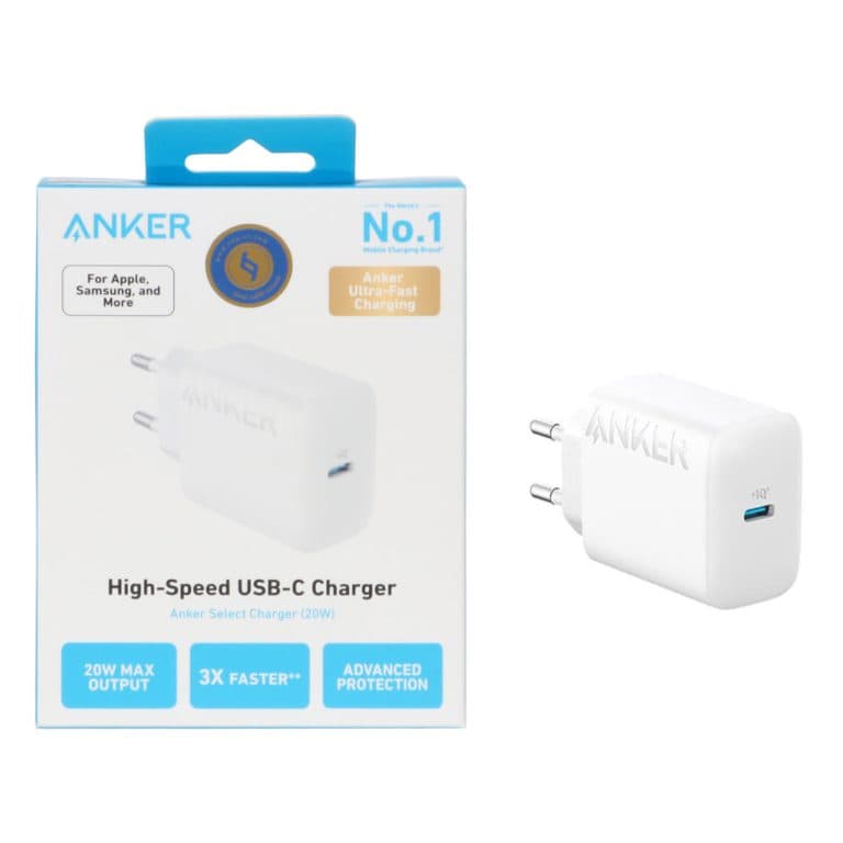 شارژر دیواری انکر مدل Anker Select 20W / A2347 — تصویر ۲