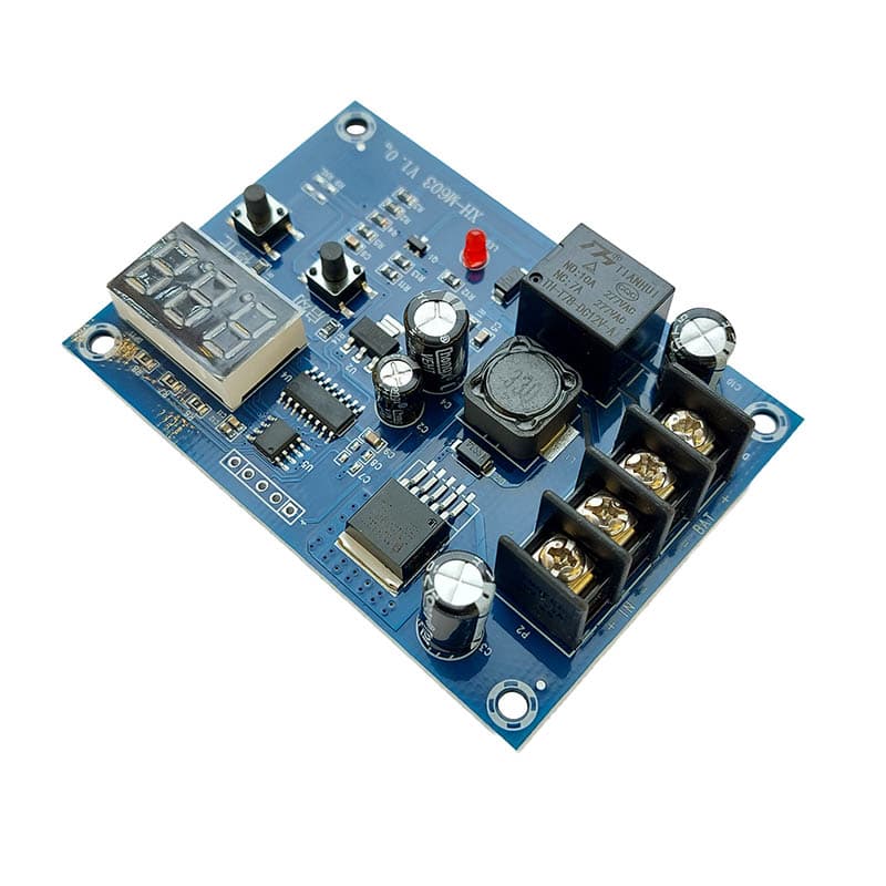 ماژول کنترل شارژ باتری 12 و 24 ولت مدل XH-M603 با نمایشگر — تصویر ۳
