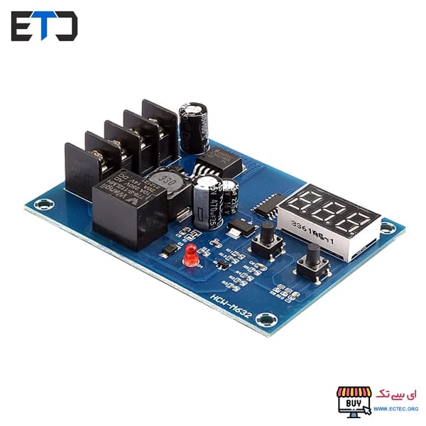 ماژول کنترل شارژ باتری 12 و 24 ولت مدل XH-M603 با نمایشگر — تصویر ۱۱