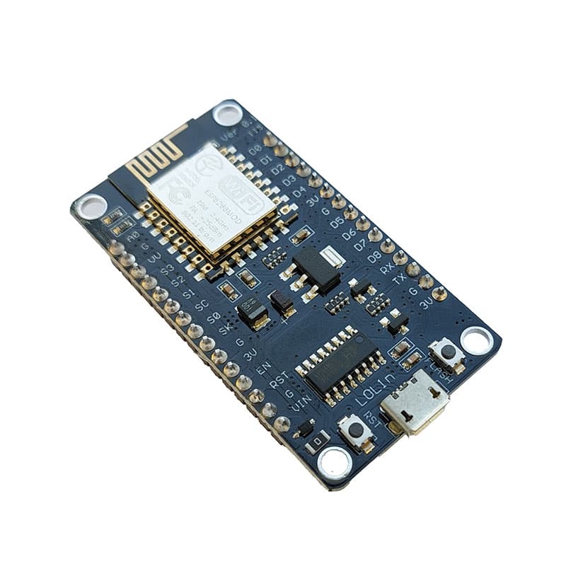 برد WiFi NodeMcu برپایه میکروکنترلر ESP8266 و مبدل CH340