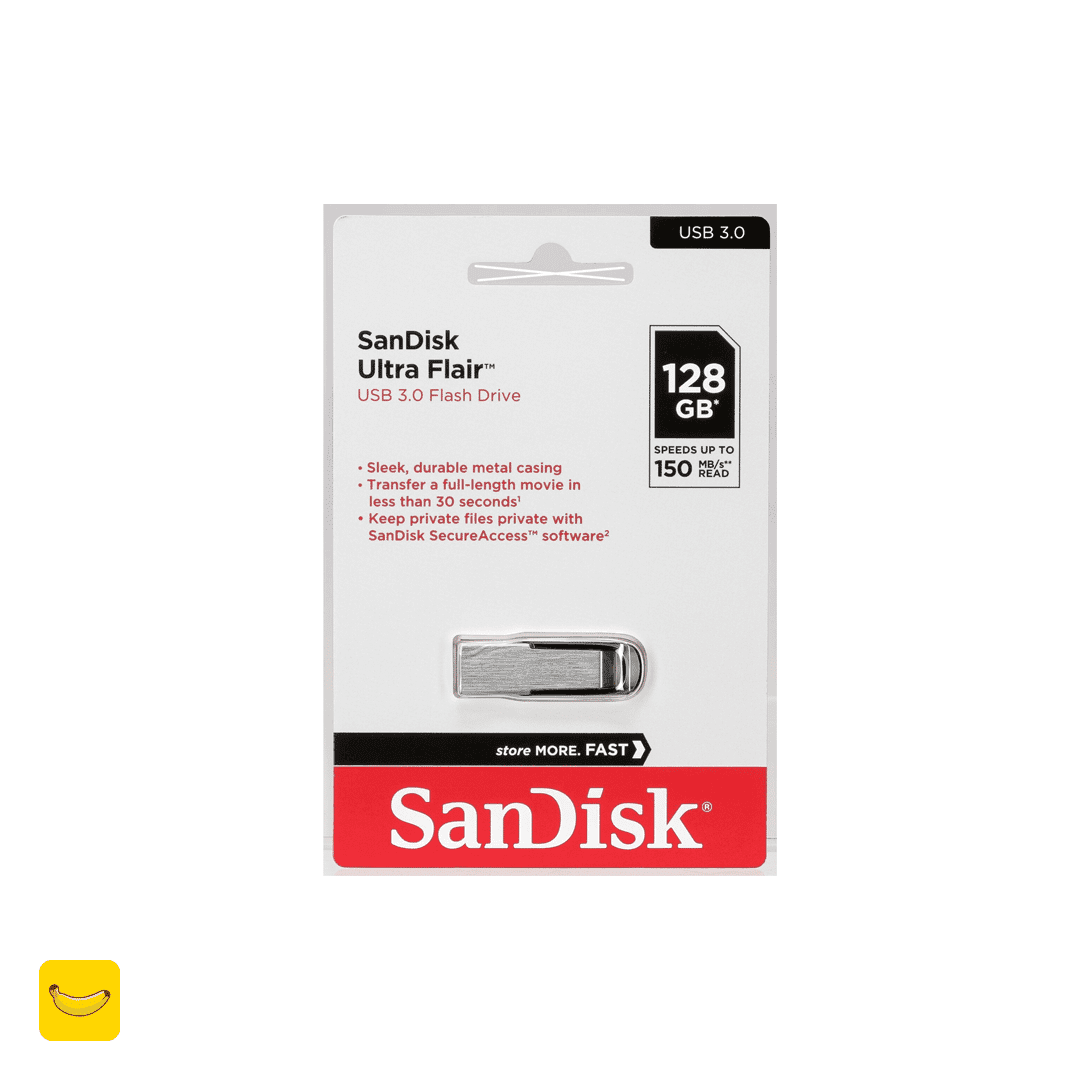 فلش مموری 128گیگ SanDisk مدل flair — تصویر ۲