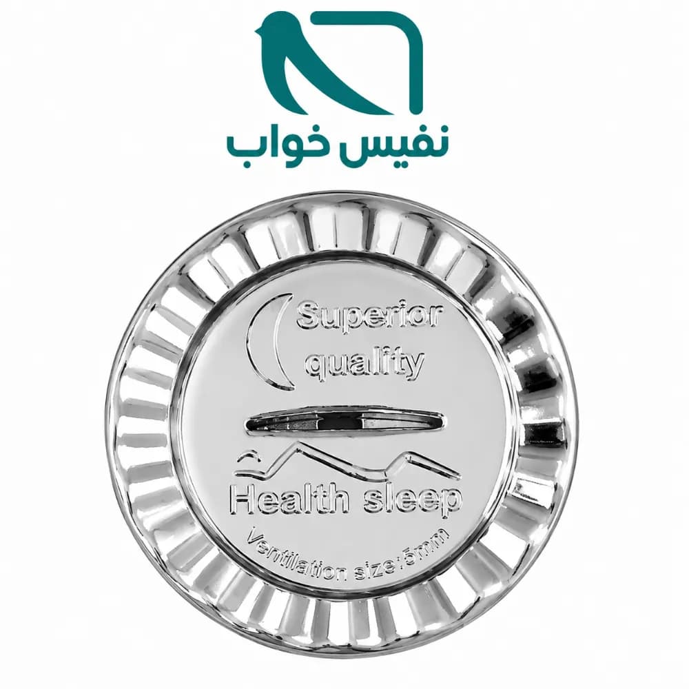 هواکش یا سوپاپ هوای تشک نقره ای 5cm