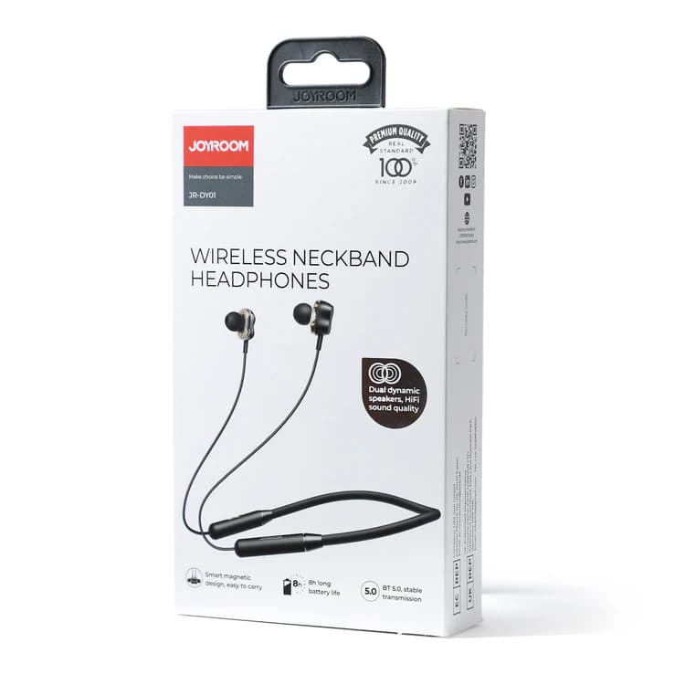 هندزفری بلوتوث گردنی جویروم مدل Joyroom Magnetic Neck JR-DY01 — تصویر ۴