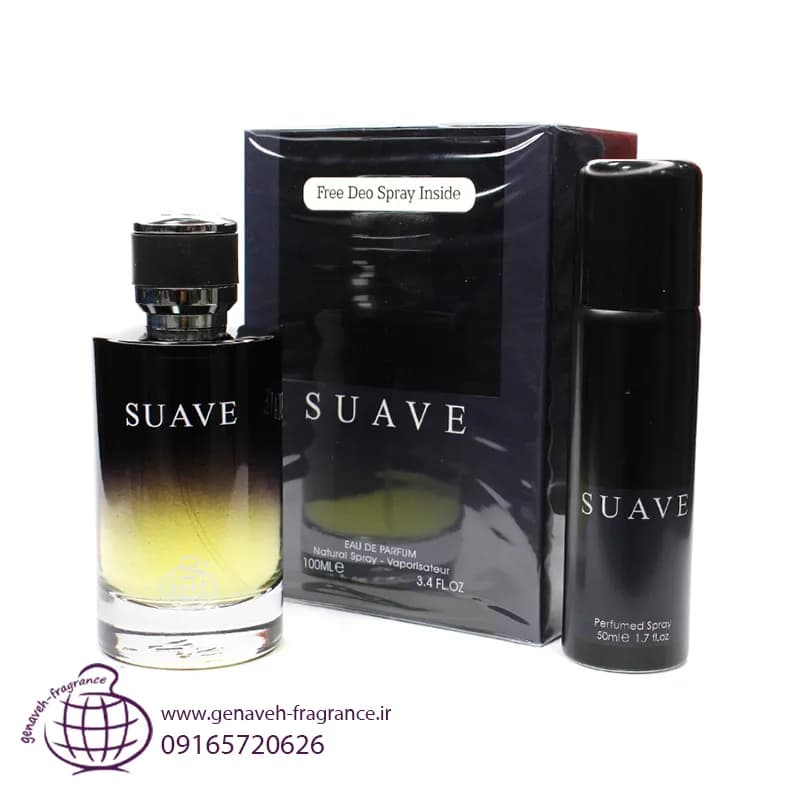 ادکلن مردانه فراگرنس ورد SUAVE رایحه دیور ساواج + اسپری حجم 100 میل