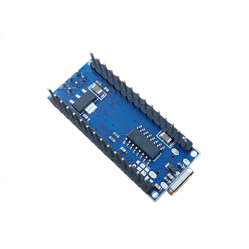 برد آردوینو نانو Arduino Nano با رابط USB Type-C و پایه های لحیم شده — تصویر ۳
